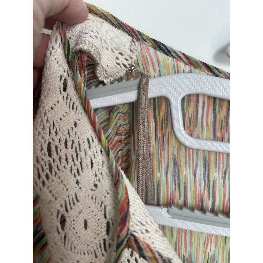 Ella Moss Sheer Lace Top Blouse XS Boho Beach Anthropologie - Picture 6 of 11